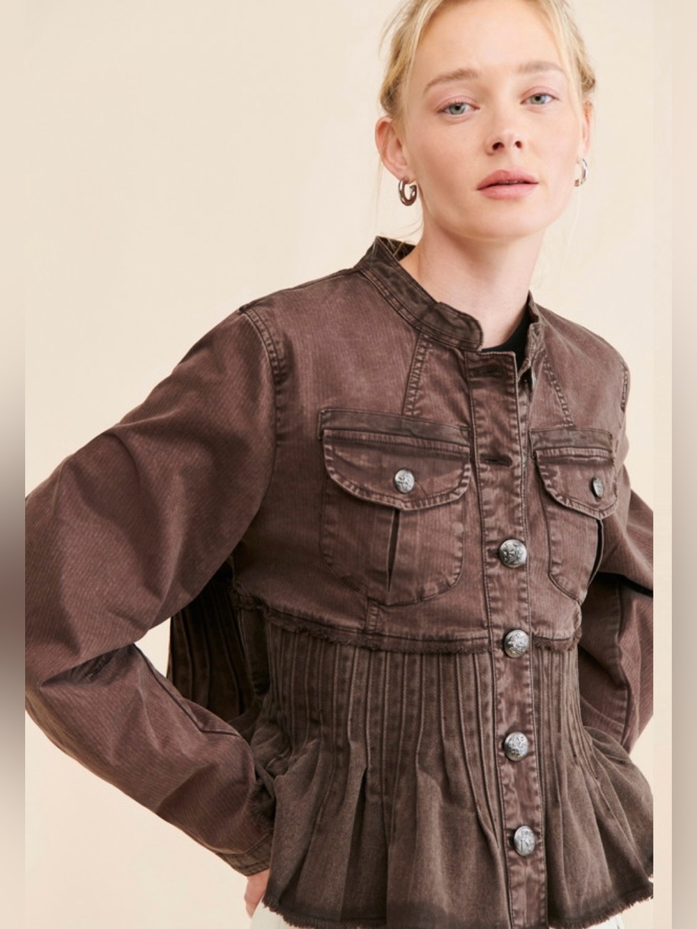 Free People Cassidy Pleated
Jacket